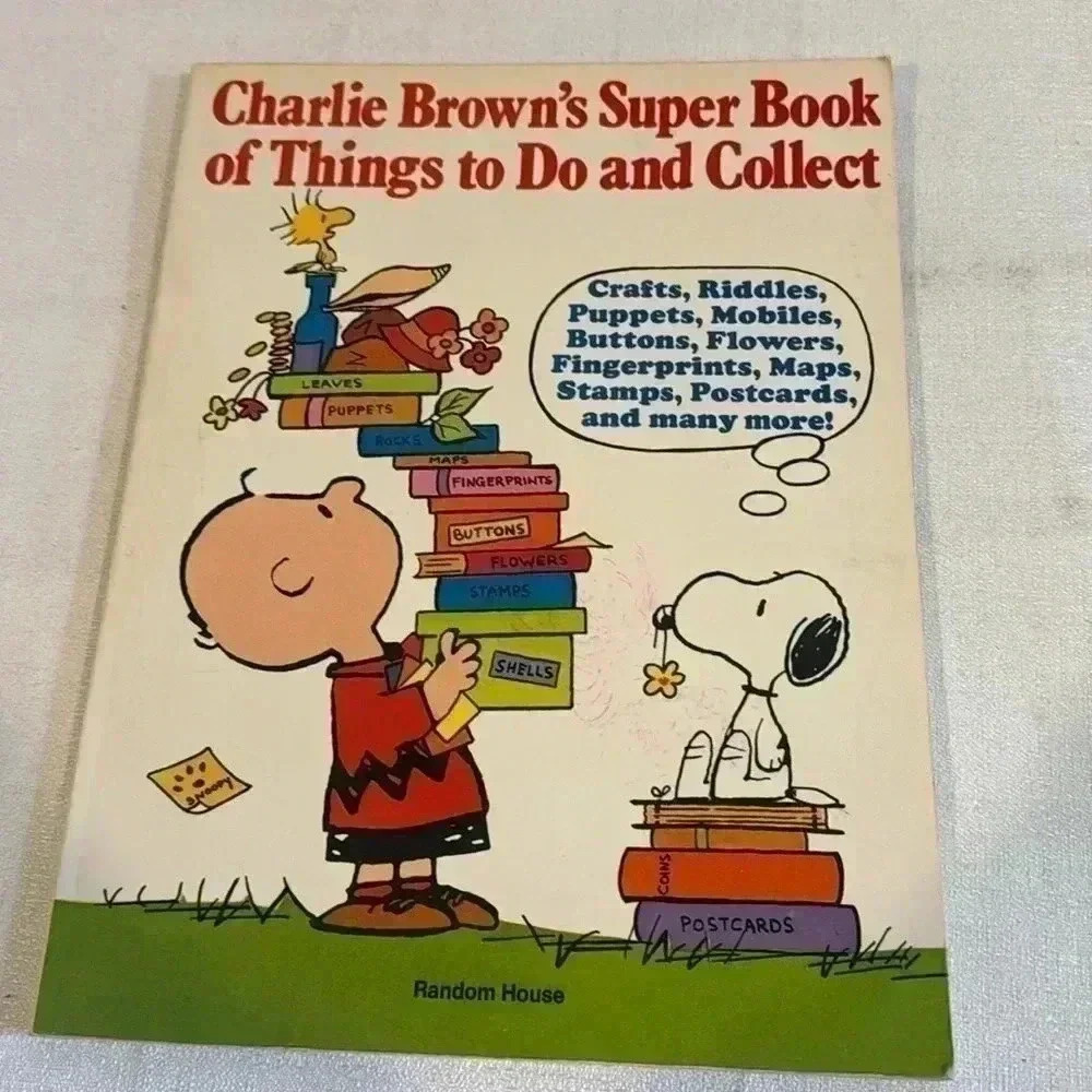 Charlie‎ Brown's Super book of Things to Do & Collect 1975 Vintage UFS